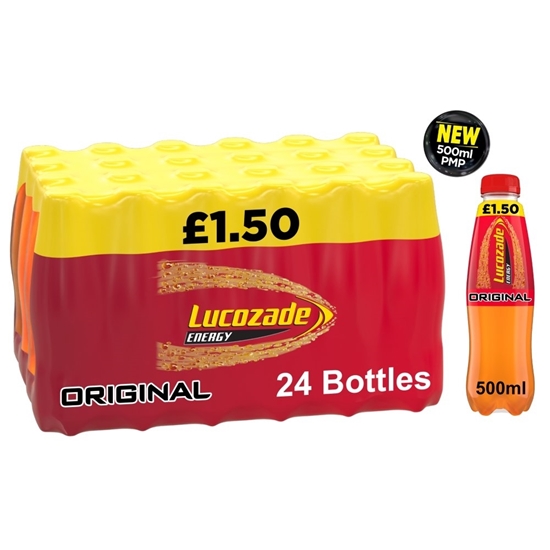 Picture of PM £1.50 LUCOZADE ENERGY ORIGINAL 500ML x 24 