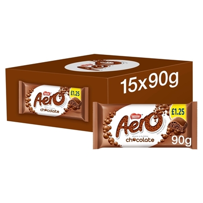 Picture of PM £1.35 AERO MILK GIANT 90G x15 