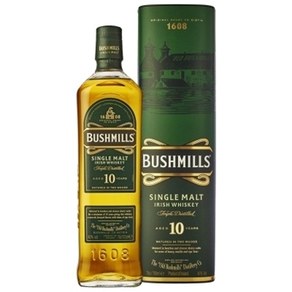 Picture of BUSHMILLS 10YR IRISH WHISKEY 70CL X 1