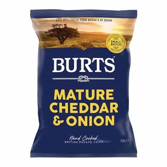 Picture of *150G* BURTS CHEDDAR & ONION x10