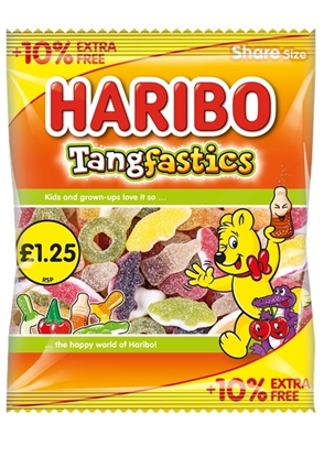 Picture of PM £1.25 HARIBO TANGFASTICS 140g + 10%  x12 