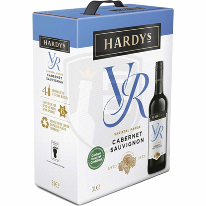 Picture of HARDYS VR CABERNET SAUVIGNON 13% BIB 3LTR X 3