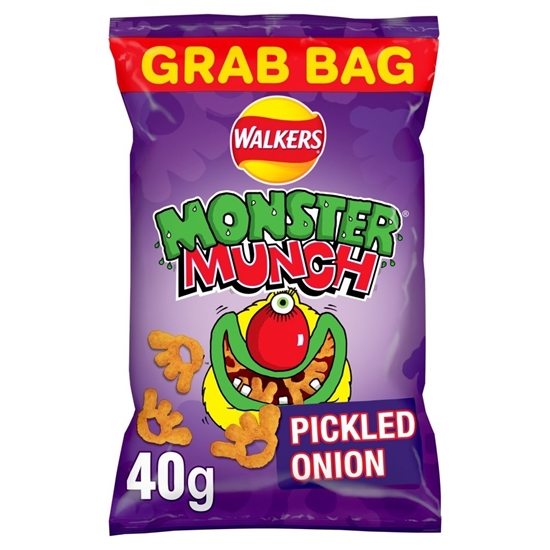 Picture of MEGA MONSTER MUNCH PICKLED ONION 40G X 35