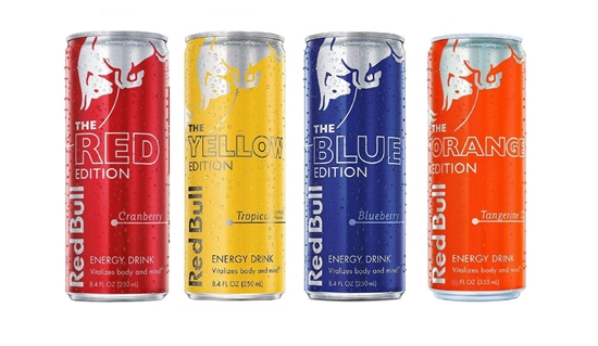 Picture of PM £5.35 RED BULL VARIETY 250ML 4PK X 6