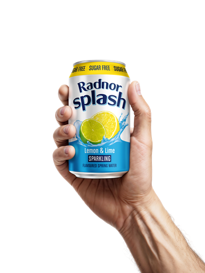 Picture of RADNOR SPLASH LEMON & LIME SPARK CAN 330ML X 24