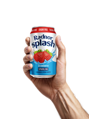 Picture of RADNOR SPLASH STRAWBERRY SPARK CAN 330ML X 24