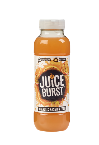 Picture of JUICE BURST ORANGE&PASSIONFRUIT *330ML*x12