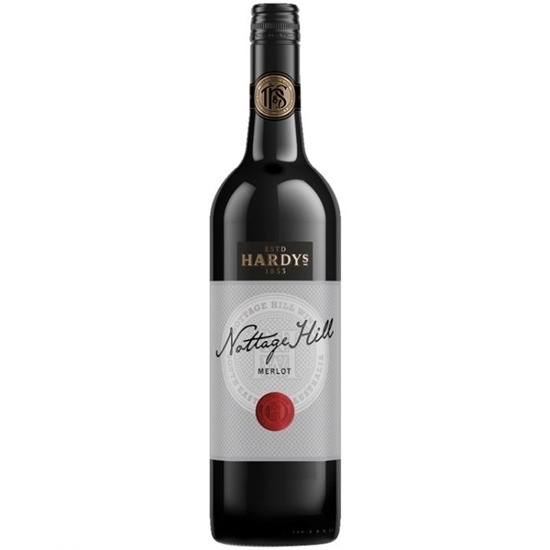 Picture of HARDYS NOTTAGE HILL MERLOT  *£10 OFF* 75CL X 6