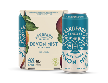 Picture of SANDFORD ORCHARDS DEVON MIST 440ml 4PK x 6