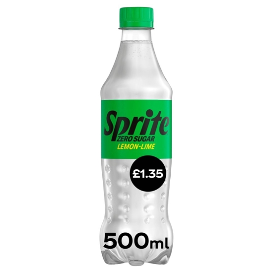 Picture of PM £1.35 SPRITE *ZERO* 500ML BOTTLE X 12 