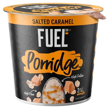 Picture of FUEL 10K PORRIDGE POT SALTED CARAMEL 70G X 8