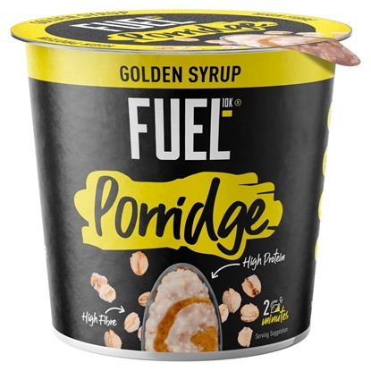 Picture of FUEL 10K PORRIDGE POT GOLDEN SYRUP 70G X 8