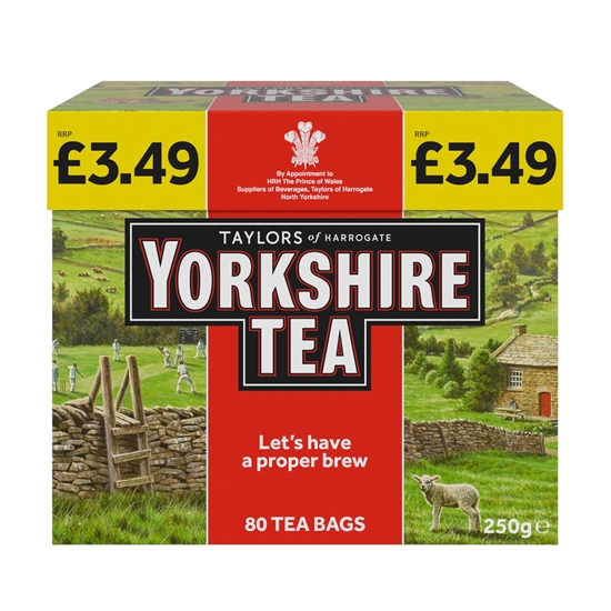 Picture of PM £3.49 YORKSHIRE TEA 80s X 5