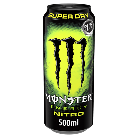 Picture of PM £1.75 MONSTER NITRO SUPER DRY 500ML x 12 