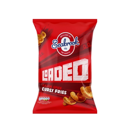 Picture of SEABROOK CURLY FRIES CAJUN SPICE 100G X 8