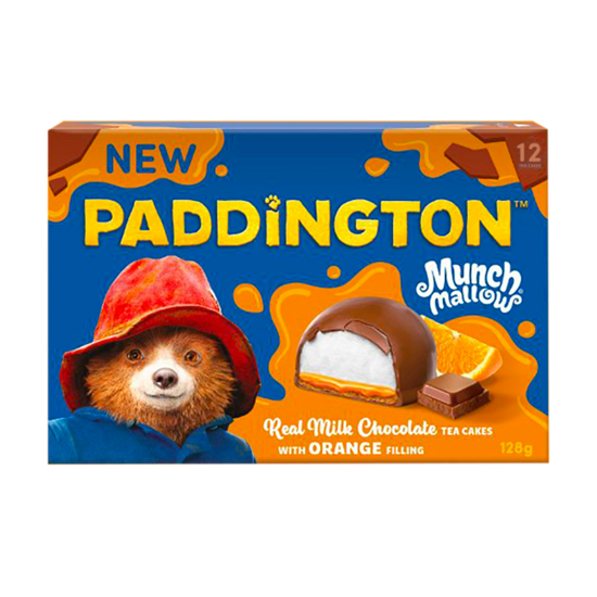 Picture of PADDINGTON MUNCHMALLOW ORANGE 6's 128G X 24