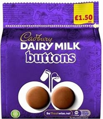 Picture of PM £1.50 CADBURY GIANT BUTTONS 85G X 10