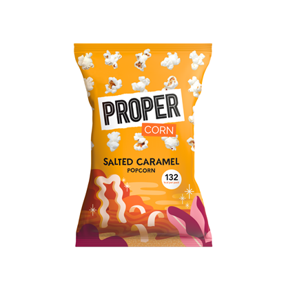 Picture of PROPER CORN SALTED CARAMEL POPCORN 90G X 8