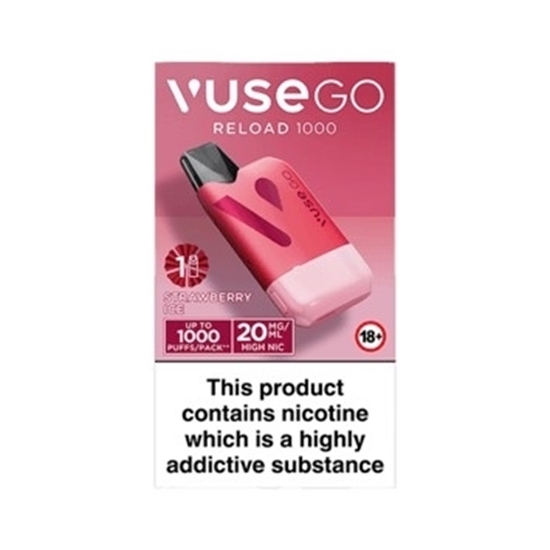 Picture of VUSE RELOAD 1000 STRAWBERRY ICE 20MG x 6  