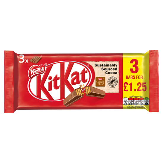 Picture of PM £1.35 KIT KAT 4 FINGER 3PK x 20 