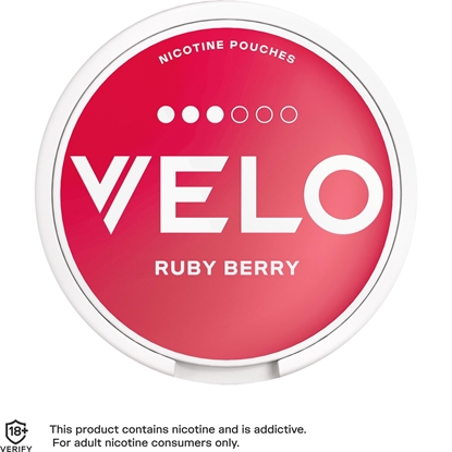 Picture of VELO RUBY BERRY 10MG X 10 £10 off 2/5-31/5/25