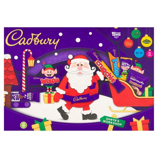 Picture of CADBURY MEDIUM SANTA SELECTION BOX 125g X 10