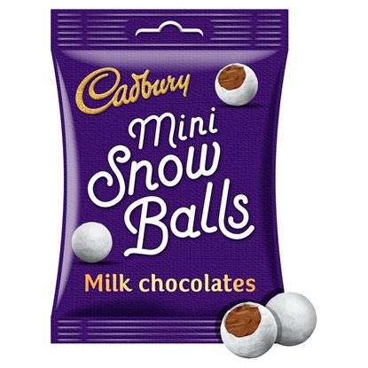 Picture of CADBURY MINI SNOWBALLS  80g X 24