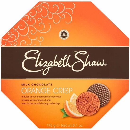 Picture of ELIZABETH SHAW MILK ORANGE CRISP 162g X 8