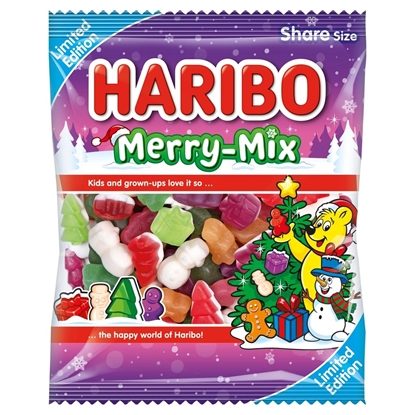 Picture of HARIBO MERRY-MIX PM £1.25 140g X 12