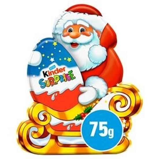 Picture of KINDER SANTA WITH KINDER SURPRISE  75g X 12