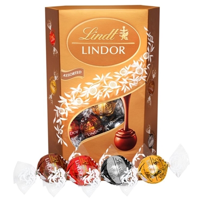 Picture of LINDOR ASSORTED CORNET  200g X 8