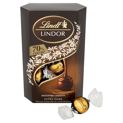 Picture of LINDOR CORNET 70%  200g X 8