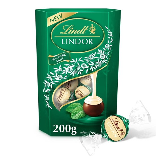 Picture of LINDOR CORNET DARK MINT  200g X 8