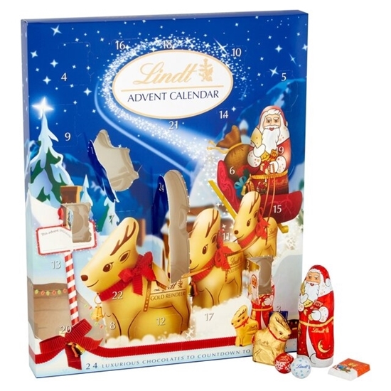 Picture of LINDT ADVENT CALENDAR 160g X 10