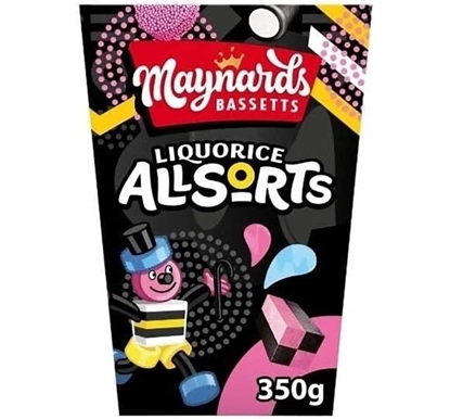 Picture of MAYNARDS BASSETTS LIQUORICE ALLSORTS CARTON  350g 