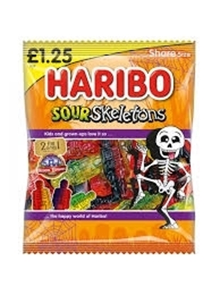 Picture of PM £1.25 HARIBO SOUR SKELETONS 140G X 12