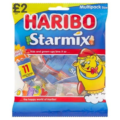 Picture of PM £2.00 HARIBO STARMIX 176G X 10