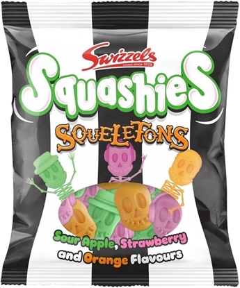 Picture of SWIZZELS SQUASHIES SQUELETONS 120G X 12