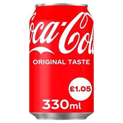 Picture of PM £1.05 COKE CANS 330ML X 24 