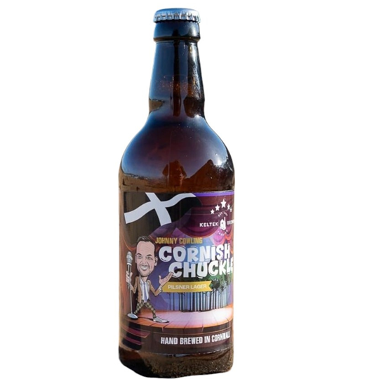 Picture of KELTEK J. COWLING CORNISH CHUCKLE LAGER 500ML X 12