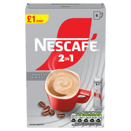 Picture of PM £1 NESCAFE 2IN1 ORIGINAL (9G X 6) X 11