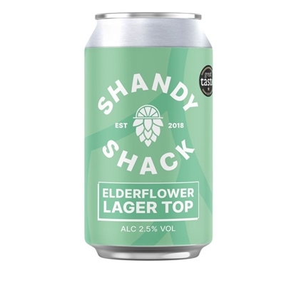 Picture of SHANDY SHACK ELDERFLOWER LAGER TOP 330ML X 12