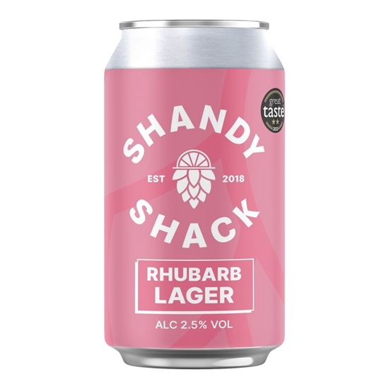 Picture of SHANDY SHACK RHUBARB LAGER SHANDY 330ML X 12