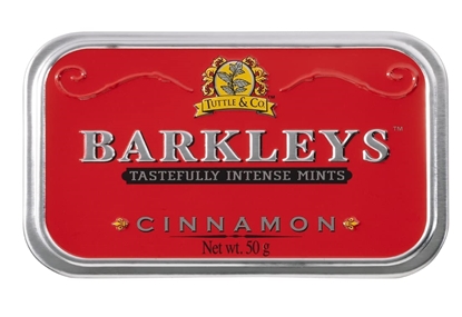 Picture of BARKLEYS CLASSIC CINNAMON MINTS TIN 50G X 6