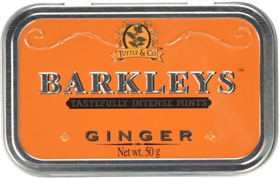 Picture of BARKLEYS GOURMET GINGER & ORANGE MINTS TIN 50G X 6