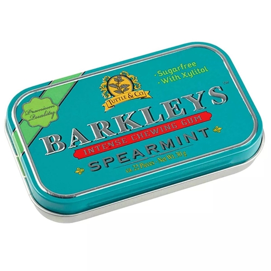 Picture of BARKLEYS INTENSE CHEWING GUM SPEARMINT 30G X 9