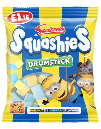 Picture of PM £1.15 SWIZZELS SQUASHIES MINIONS 110g x 12