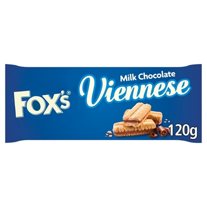 Picture of PM £2 FOXS VIENNESE MILK CHOC SANDWICH 120G X 12