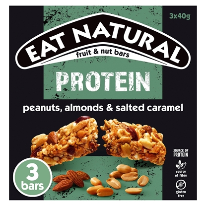 Picture of EAT NATURAL PROTEIN PEANUT ALMOND S CARAM 40G X 12