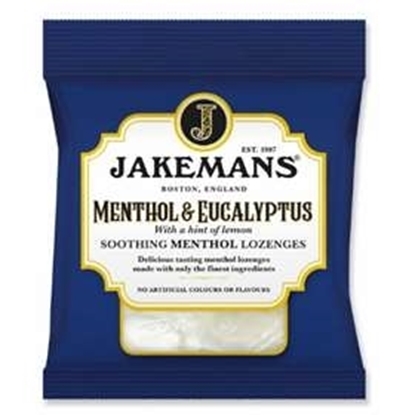 Picture of JAKEMANS MENTOL/EUC LOZENGE BAGS 73G X 12